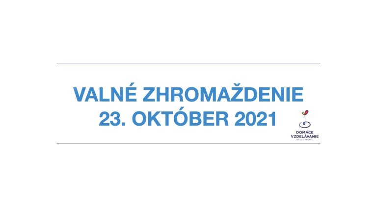 Valné zhromaždenie OZ DVS 2021