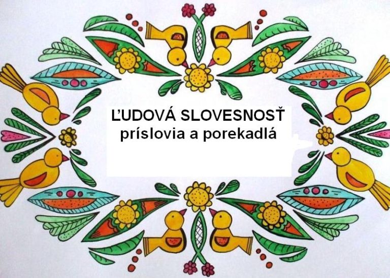 Príslovia, porekadlá, pranostiky, prirovnania… Kto sa v tom má vyznať?