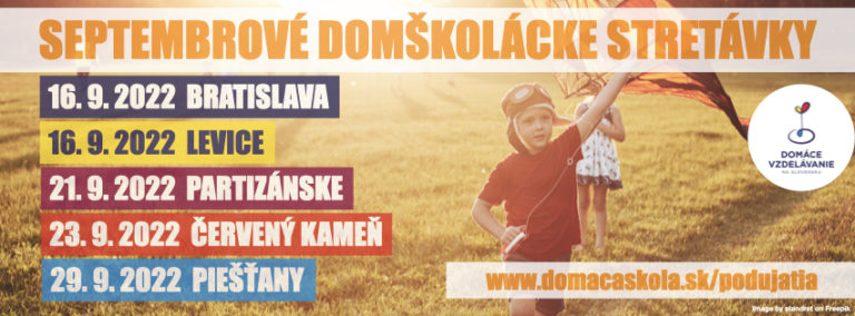 Septembrové domškolácke stretávky pod záštitou OZ DVS
