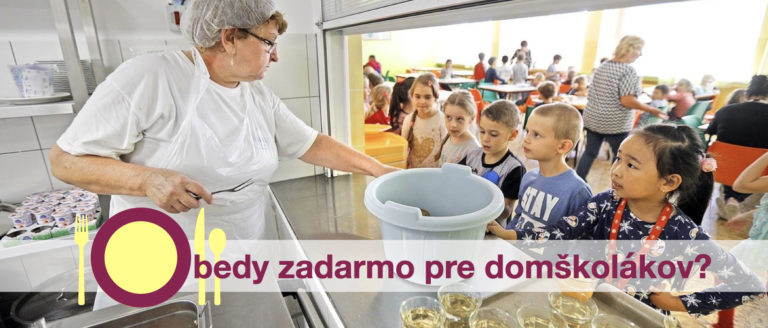 „Obedy zadarmo“ pre domškolákov – kompletné informácie